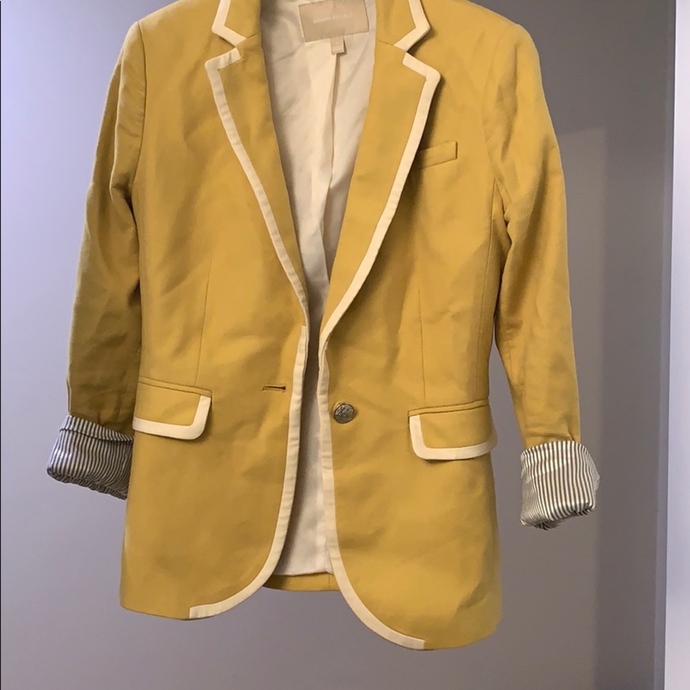 Banana Republic Yellow Blazer